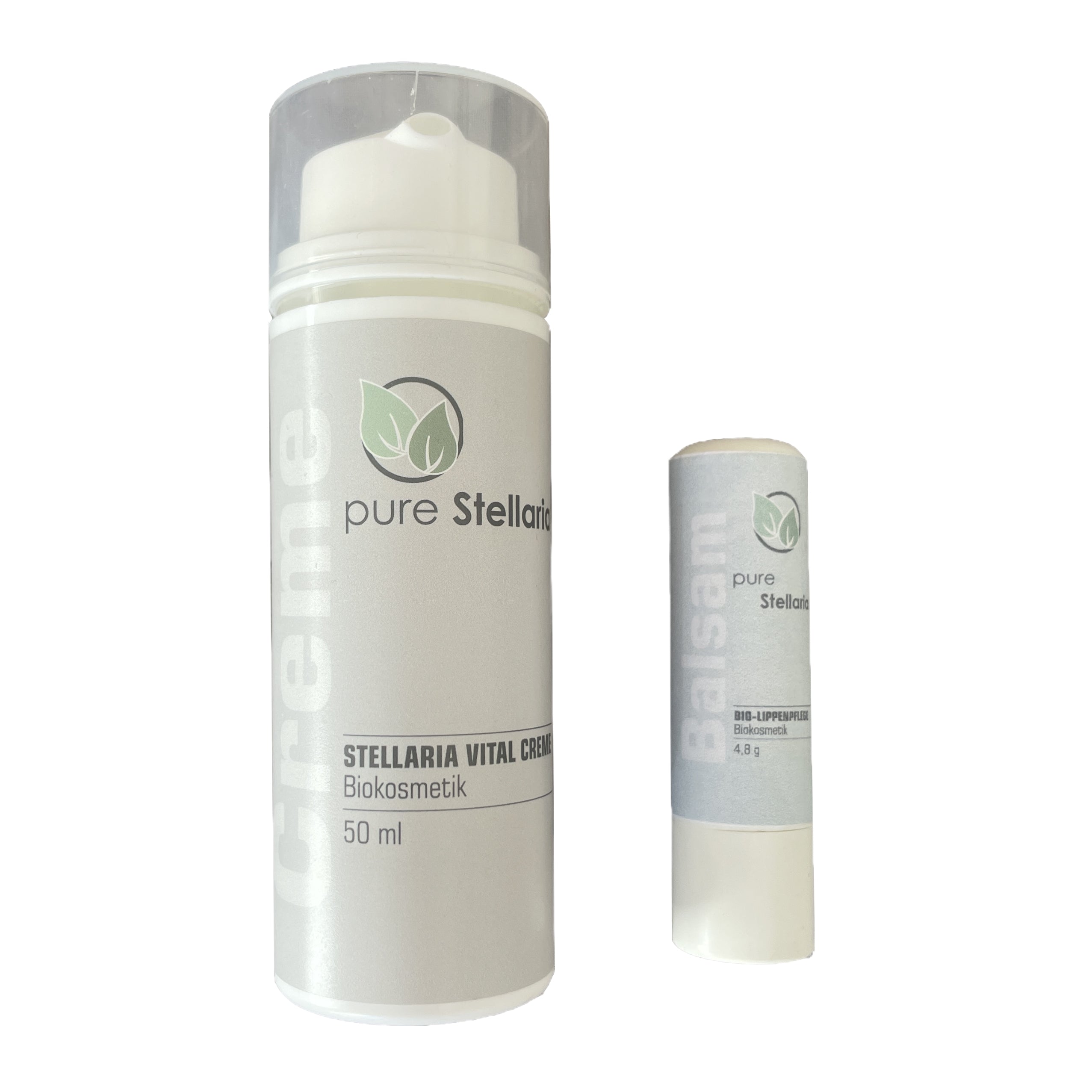 Stellaria Pflegeset für Feuchtigkeit Small (Creme & Lippenpflege)